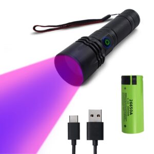 i0do blood light for tracking deer,blood tracker light for hunting flashlight-rechargeable-usb c-fast charge