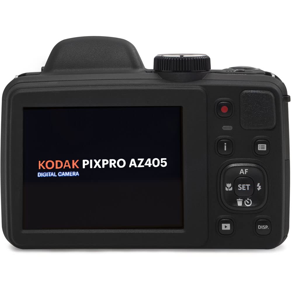 Kodak AZ405BK PIXPRO Astro Zoom 20MP Digital Camera 40X Optical Zoom 24mm Black Bundle with Lexar 64GB High-Performance 800x UHS-I SDHC Memory Card Blue Series