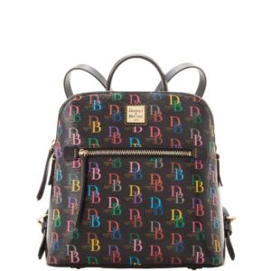 dooney & bourke handbag, db75 multi backpack - black
