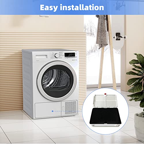 𝟖 𝐏𝐂𝐒 𝐃𝐫𝐲𝐞𝐫 𝐟𝐢𝐥𝐭𝐞𝐫 Spare Compatible with Beko/Grundig/Blomberg/Elektra Bregenz/Arcelk/Mora/Smeg Heat Pump Dryer, Sponge Filter for Tumble Dryer Accessory