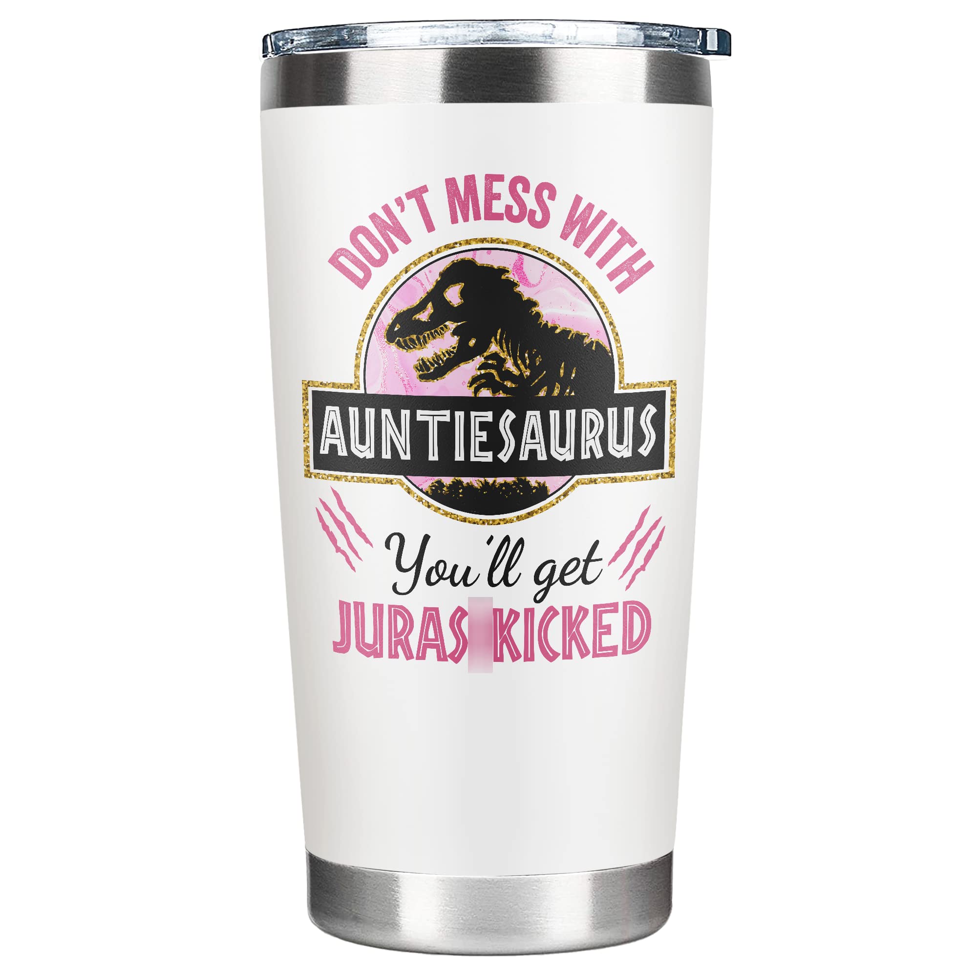 Aunt Gifts from Niece, Nephew - Aunt Birthday Gift, Mothers Day Gifts for Aunt - Gifts for Aunt, Auntie Gifts, Aunty Gifts - Presents for Aunt, To Be Aunt, New Aunt, Promoted to Aunt - 20 Oz Tumbler
