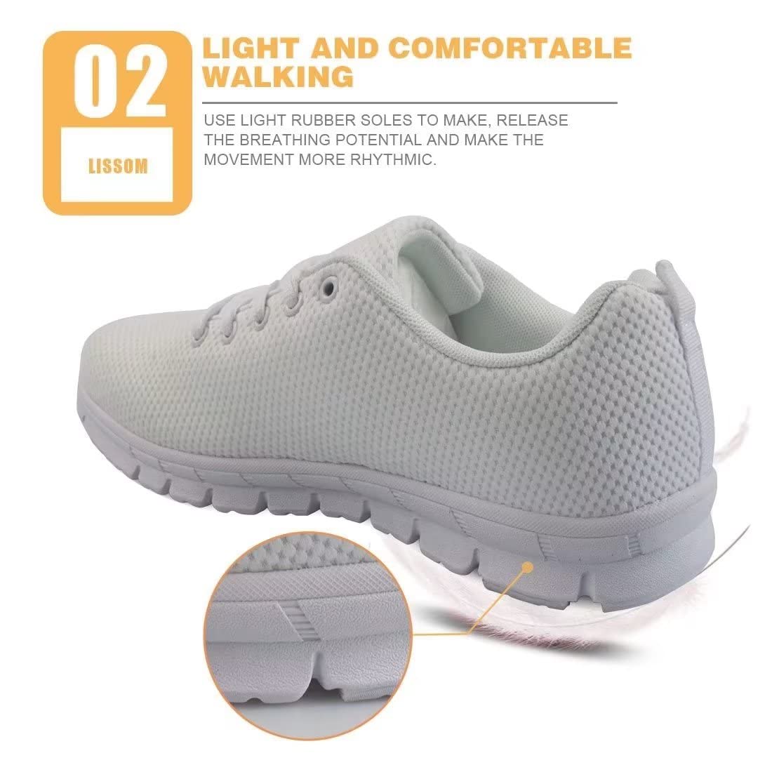 KEIAHUAN Hedgehog Nut Women's Graphic Lightweight Sneakers Washable Strap Athletic Tennis Shoes for Running Walking