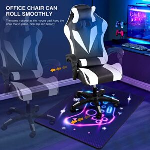 Office Chair Mat,39"X47"Gaming Chair Mat Computer Chair Mat for Hardwood Floor and Anti-Slip Gaming Rug,Office Rugs Mats for Rolling Chairs