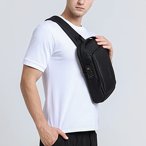Waterproof Mini Sling Backpack with TSA Lock - For Traveling, Hiking, Commuting