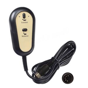 IdeaEuropa 2 Button Remote Hand Control with 5 pin Plug Replacement for Limoss Dewert Okin Power Recliner Lift Chairs