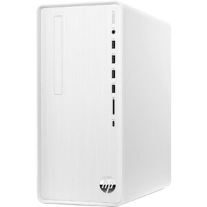 HP Pavilion TP01 Desktop Computer - 12th Generation Intel Core i7-12700 12-Core up to 4.90 GHz Processor, 32GB DDR4 RAM, 1TB PCIe SSD + 2TB HDD, AMD Radeon RX 550 Graphics, Windows 11 Pro, White