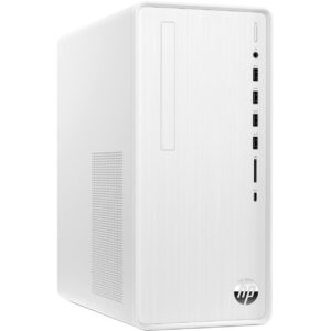 HP Pavilion TP01 Desktop Computer - 12th Generation Intel Core i7-12700 12-Core up to 4.90 GHz Processor, 32GB DDR4 RAM, 1TB PCIe SSD + 2TB HDD, AMD Radeon RX 550 Graphics, Windows 11 Pro, White