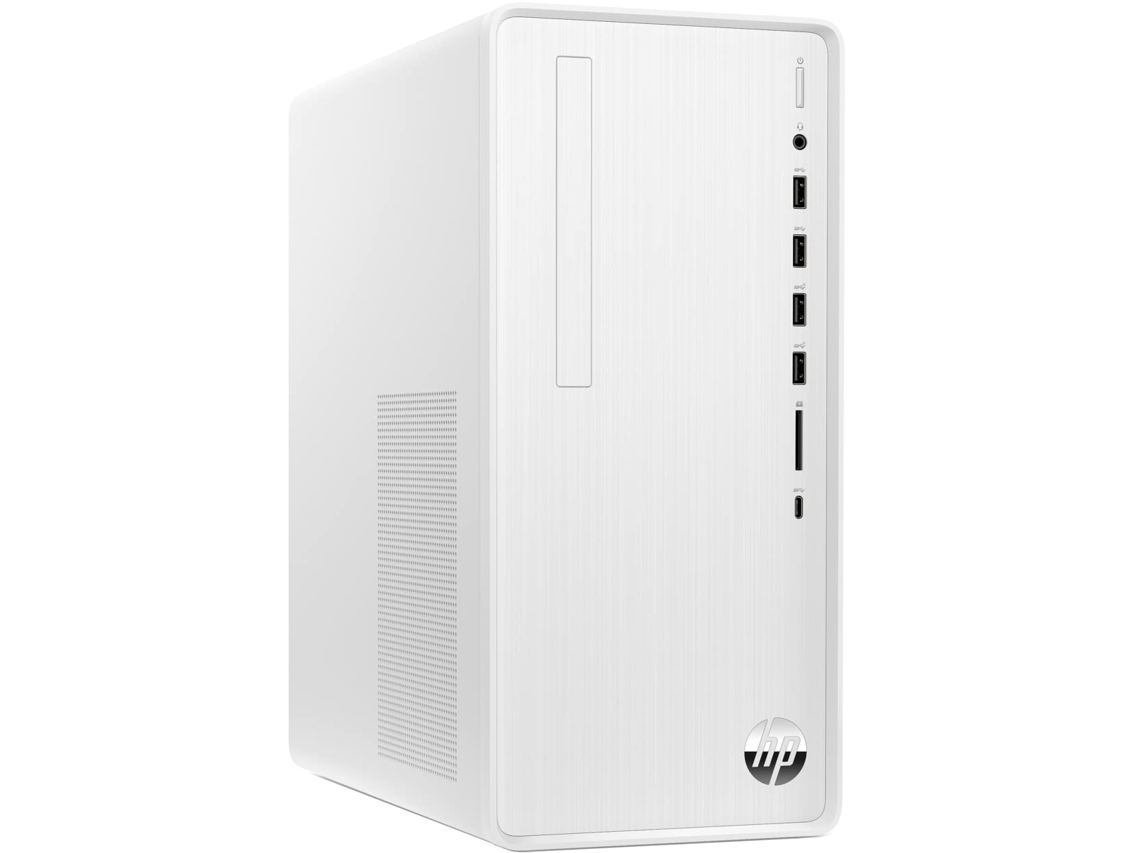 HP Pavilion TP01 Desktop Computer - 12th Generation Intel Core i7-12700 12-Core up to 4.90 GHz Processor, 32GB DDR4 RAM, 1TB PCIe SSD + 2TB HDD, AMD Radeon RX 550 Graphics, Windows 11 Pro, White