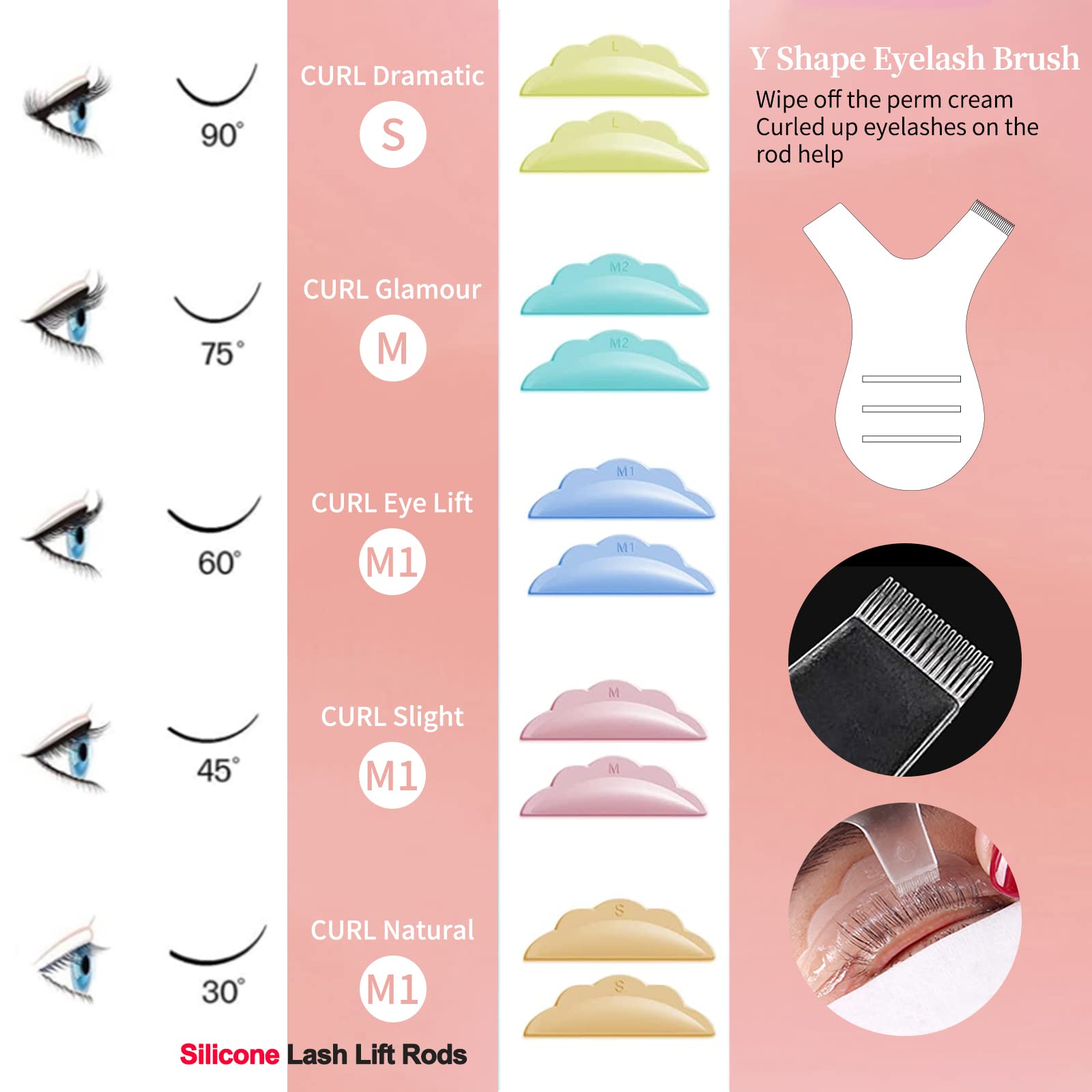 2024 Upgraded Lash Lift Kit, 2 in 1 Brow Lamination Eyelash Perm Kit, Professional Instant Lash Lift Extensions, Semi-Permanent Lash Lifting Curling Perming Wave, Salon Result for a Supermodel Look