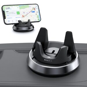 meidi dashboard phone holder, car phone holder mount, thickness adjustable car cell phone cradle, 360°rotatable car mat compatible with iphone,samsung,android smartphones