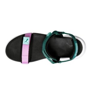 PUMA Sportie Sandal Vola Green Lagoon/Pink Mist/Puma Black/Electric Peppermint 7 B (M)