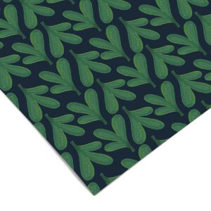 Green Boho Garden Contact Paper | Shelf Liner | Drawer Liner | Peel and Stick Paper 910 12in x 24in (2ft)