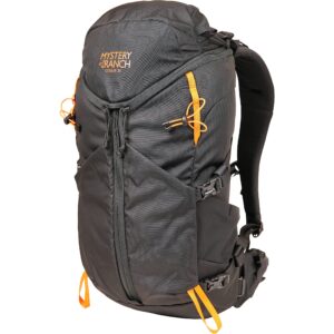 mystery ranch coulee 20 backpack - lightweight hiking daypack, 20l, l/xl, black