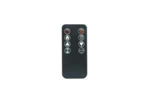replacement remote control suitable for homedex hdx-14001 3d electric fireplace heater