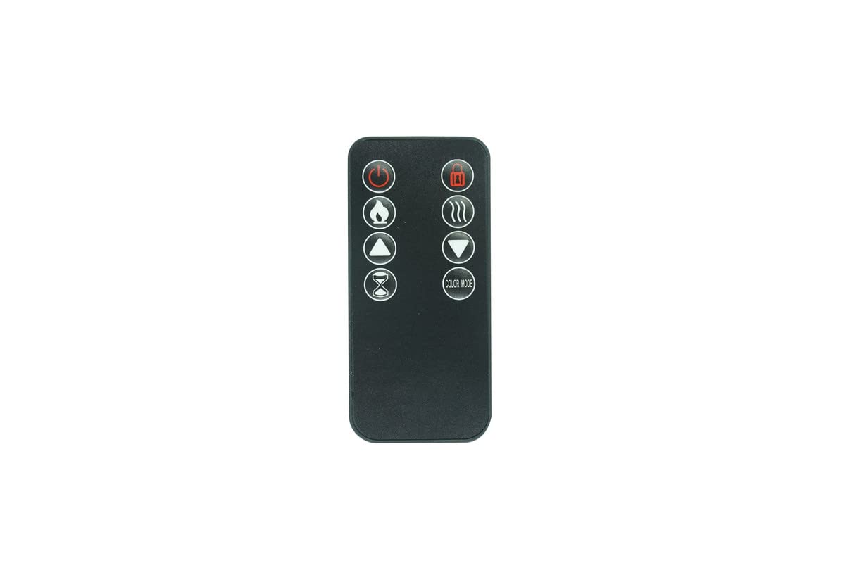 Replacement Remote Control Suitable for Homedex HDX-14001 3D Electric Fireplace Heater