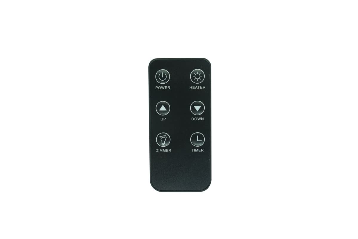 Remote Control for Great World GW-6088TBT Bluetooth Electric Fireplace Heater