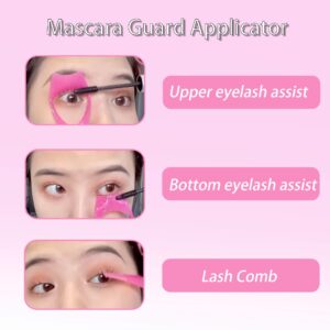 Lashes Buddy Eye Lash Mascara Guard Applicator Makeup Cosmetic Eyelash Tool, False Eyelash Applicator Tool Lash Clip Tweezers Eye Makeup Tools More Convenient to Wear Lashes