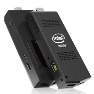 mini pc stick 128gb ssd 8gb ram with celeron j4125 & windows 11 pro, computer stick support hdmi 4k 60hz, dual band wifi 2.4g/5g, bt 4.2,gigabit ethernet, support auto-on after power failure