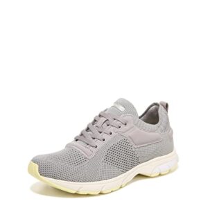 vionic endure women's lace up arch supportive sneaker light grey - 10 wide