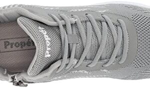 Propet Women's TravelBound Hi Sneakers, Grey, 7 XX-Wide US