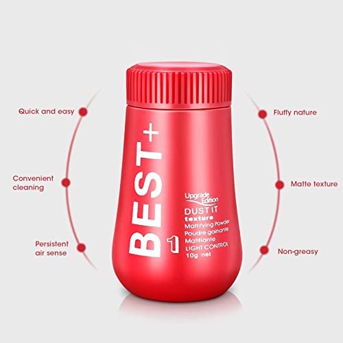 Hair Powder, 10g Oil Control Styling Hair Powder Volume Powder Portable Mattifying Texture Powder Soft Fluffy all Day Hair No Mess Dust it Hair Root Lifting Powder for Men Women