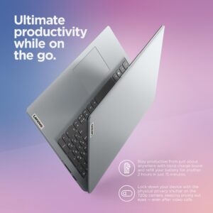 Lenovo IdeaPad 1i - (2023) - Everyday Laptop Computer - Windows 11-15.6" FHD - 4GB Memory - 128GB Storage - Intel Celeron N4500 - Cloud Grey