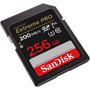 SanDisk Extreme PRO 256GB UHS-I U3 SDXC Memory Card