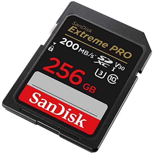 SanDisk Extreme PRO 256GB UHS-I U3 SDXC Memory Card