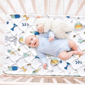 Letmxiu Premium 5" Crib Mattress and Toddler Mattress, Dual-Sided and Firm Toddler Bed Mattress, Hypoallergenic Toddler Mattress for Toddler Bed, Fits Standard Full-Size Crib and Toddler Bed