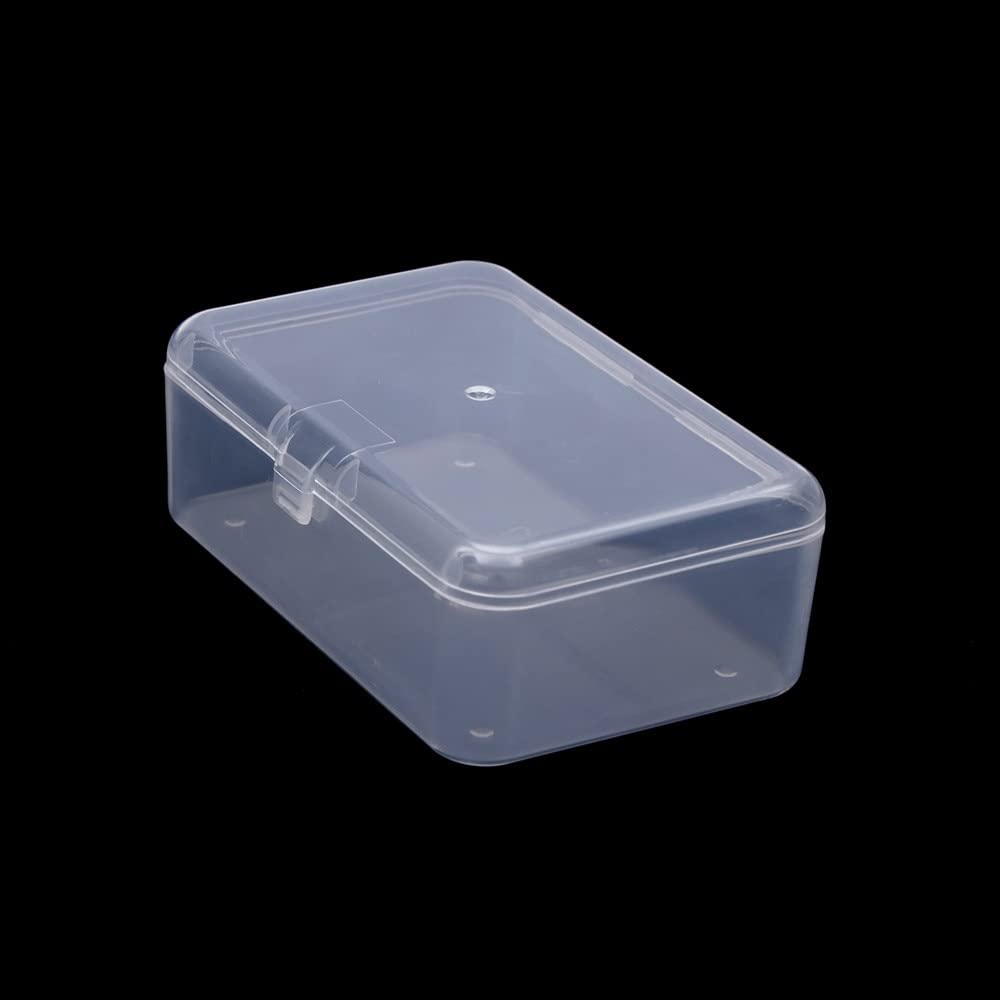 Sunnyska Mini Boxes Rectangle Clear Plastic Storage Case Container Box