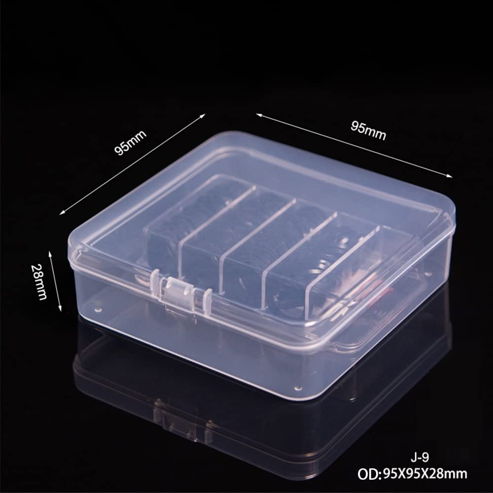 Sunnyska Mini Boxes Rectangle Clear Plastic Storage Case Container Box