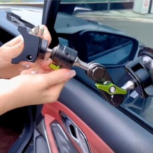 Universal Ball Head Arm for Phone Suction Cup Phone Holder 360° Rotating Car Phone Holder Mount for Car Dashboard Windshield Vehicle Sunroof Compatible with iPhone & Samsung and Other Mobile Phones