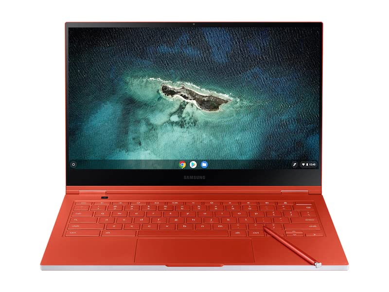 Samsung Galaxy ChromeBook 13 Laptop 13.3" 4K UHD AMOLED Touchscreen (100% Adobe RGB, 100% DCI-P3) Intel Quad-Core i5 Processor 8GB RAM 512GB SSD Backlit Fingerprint USB-C ChromeOS Fiesta Red