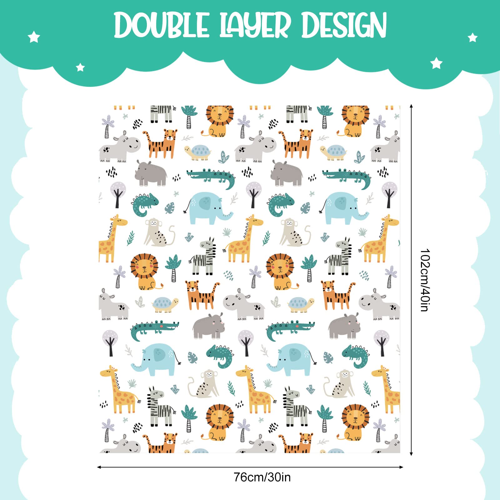 3 Pack Baby Blanket for Boys Girls Soft Minky Blanket with Double Dotted Backing Printed Dinosaur Woodland Animal for Toddler Baby Newborn Blanket Shower Gifts (30 x 40 Inch)