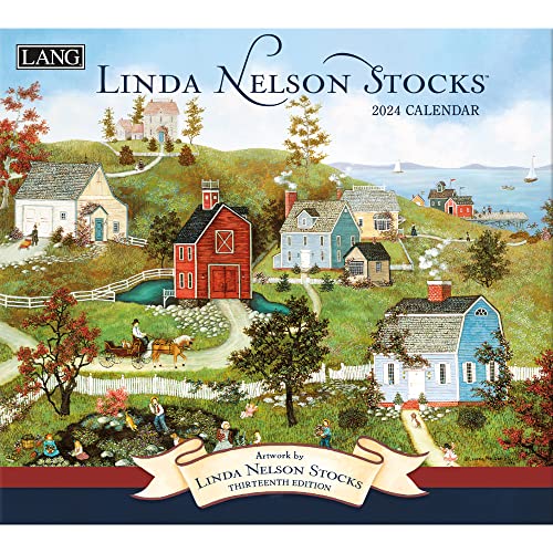 LANG Linda Nelson Stocks 2024 Wall Calendar (24991001924) Multi