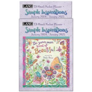 lang simple inspirations™ 2024 monthly pocket planner (24991003185)