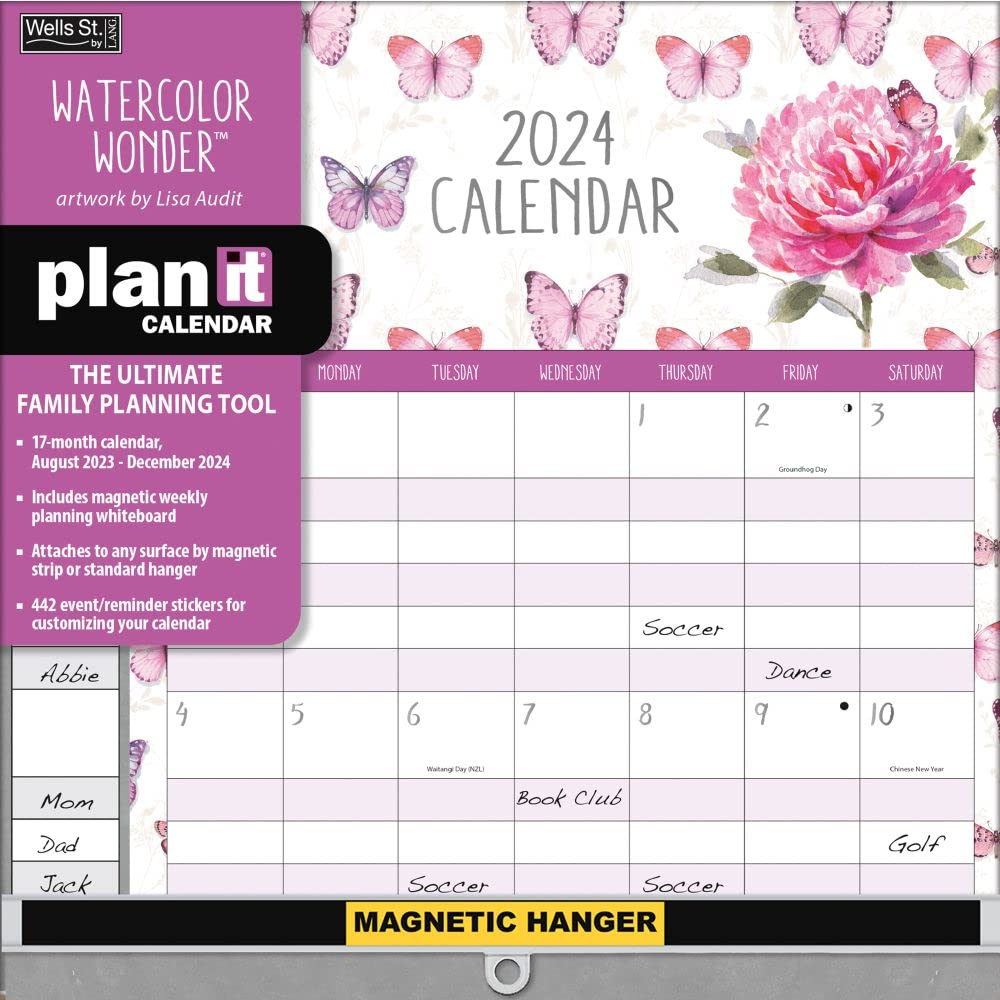 WSBL Watercolor Wonder 2024 Plan-It™ Calendar (24997009190)