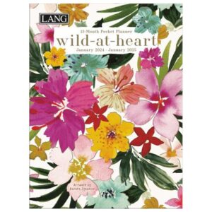 lang wild at heart 2024 monthly pocket planner (24991003188)