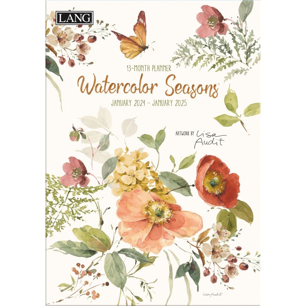 LANG Watercolor Seasons 2024 Monthly Planner (24991012124)