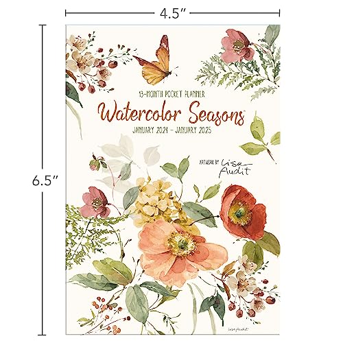 LANG Watercolor Seasons 2024 Monthly Pocket Planner (24991003189)