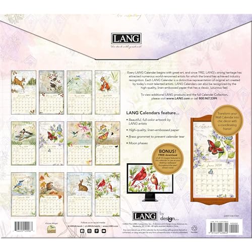 LANG Field Guide 2024 Wall Calendar (24991001981) Multi