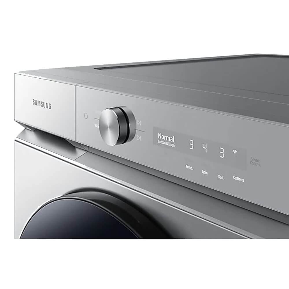 SAMSUNG WF53BB8700AT 5.3 Cu. Ft. Stainless Steel Ultra Capacity Front Load Smart Washer