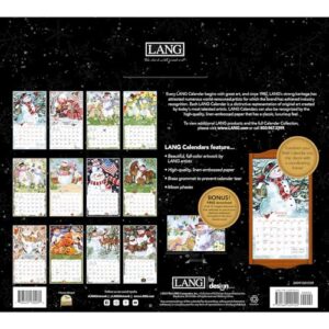 LANG Sam Snowman 2024 Wall Calendar (24991001939) Multi