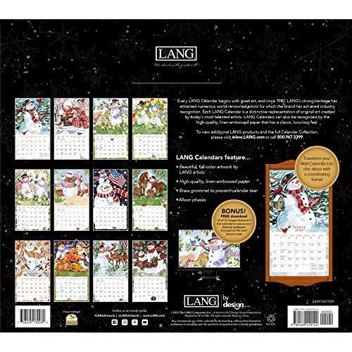 LANG Sam Snowman 2024 Wall Calendar (24991001939) Multi