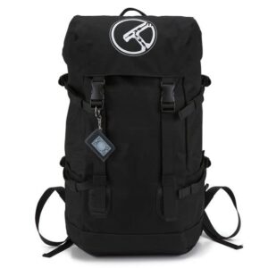 kamen rider bandai apparel den-o backpack with charm, bandai apparel, black