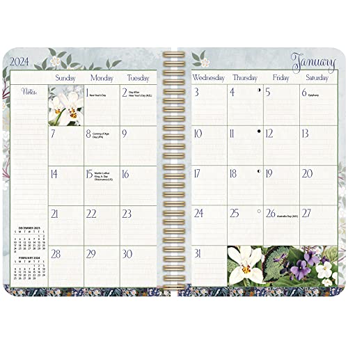 LANG Garden Botanicals 2024 Spiral Engagement Planner (24991011098)