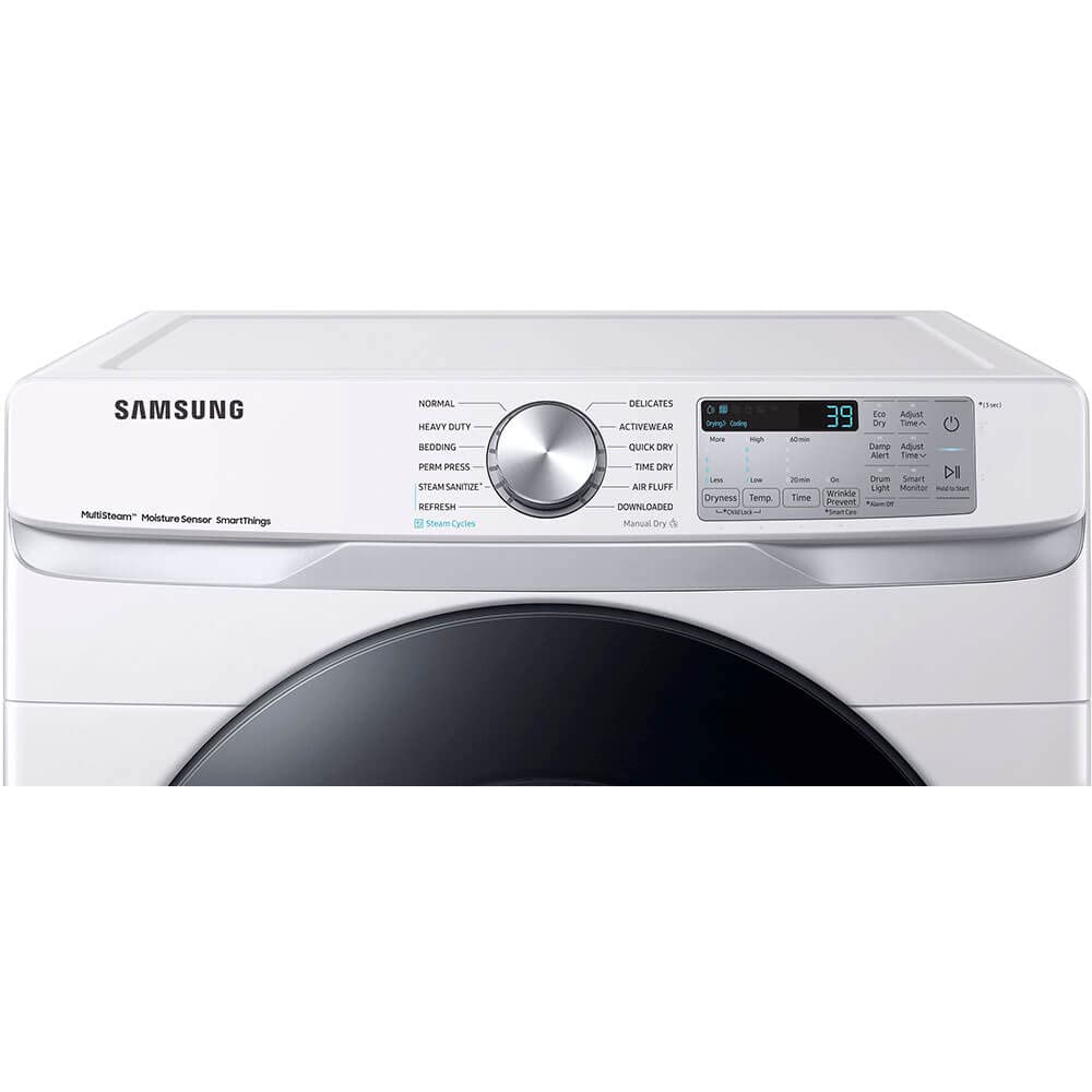 Samsung DVE45B6300W 7.5 Cu. Ft. White Smart Electric Dryer