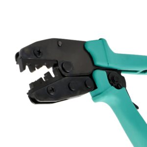 Solar PV Cable Crimping Tool for Solar Connectors, AWG14/12/10/8, 2.5/4/6/10mm2, Solar Crimper (red)