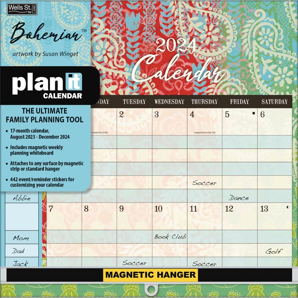 WSBL Bohemian 2024 Plan-It™ Calendar (24997009159)