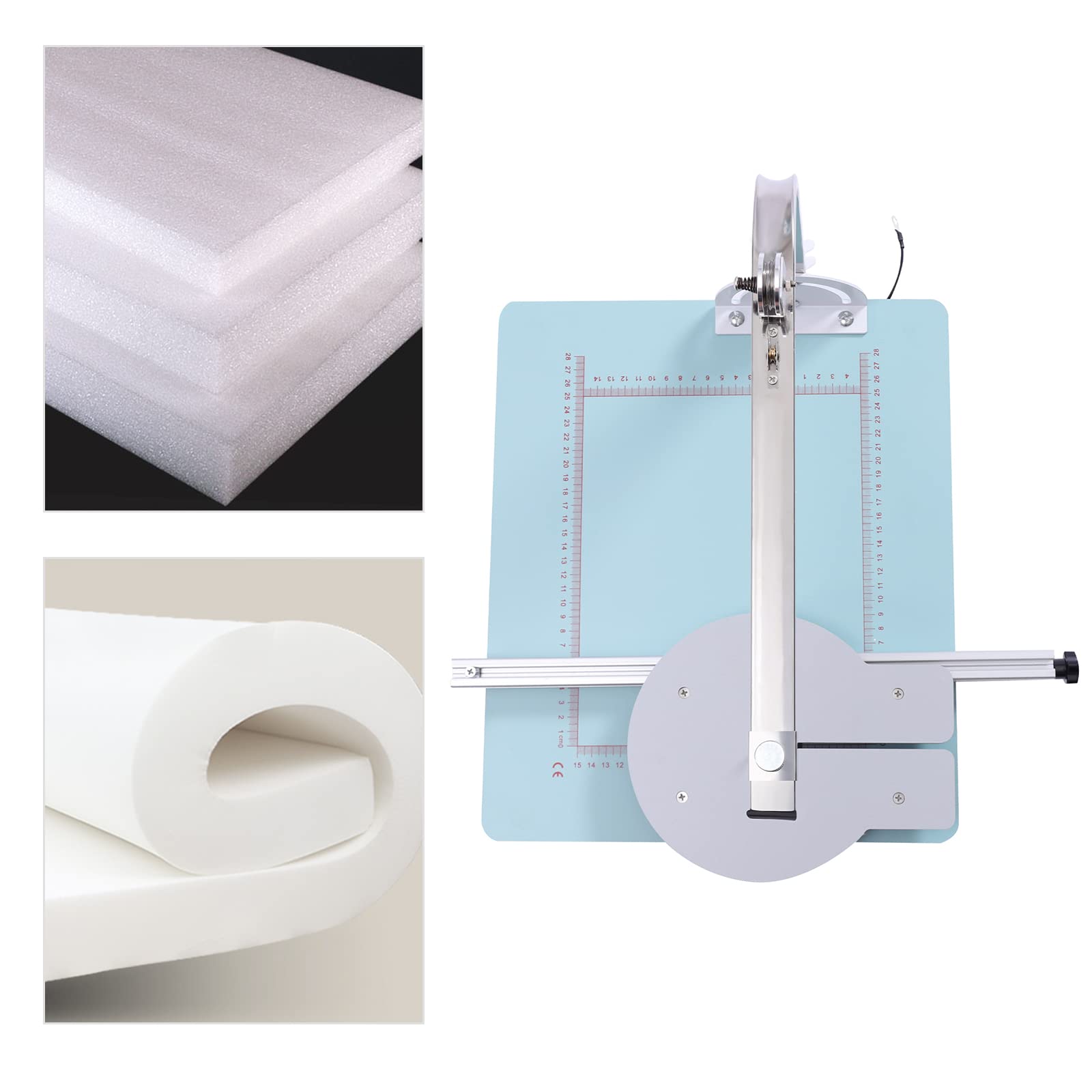 Tabletop Hot Wire Foam Cutter for Foam Sponge Portable Lightweight Hot Wire Foam Cutting Machine Styrofoam Cutter